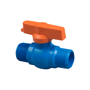 REGISTRO DE ESFERA COM ROSCA EXTERNA 3/4" AZUL