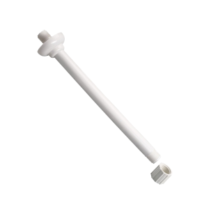 BRAÇO DO CHUVEIRO BRANCO 30 CM. C/CANOPLA