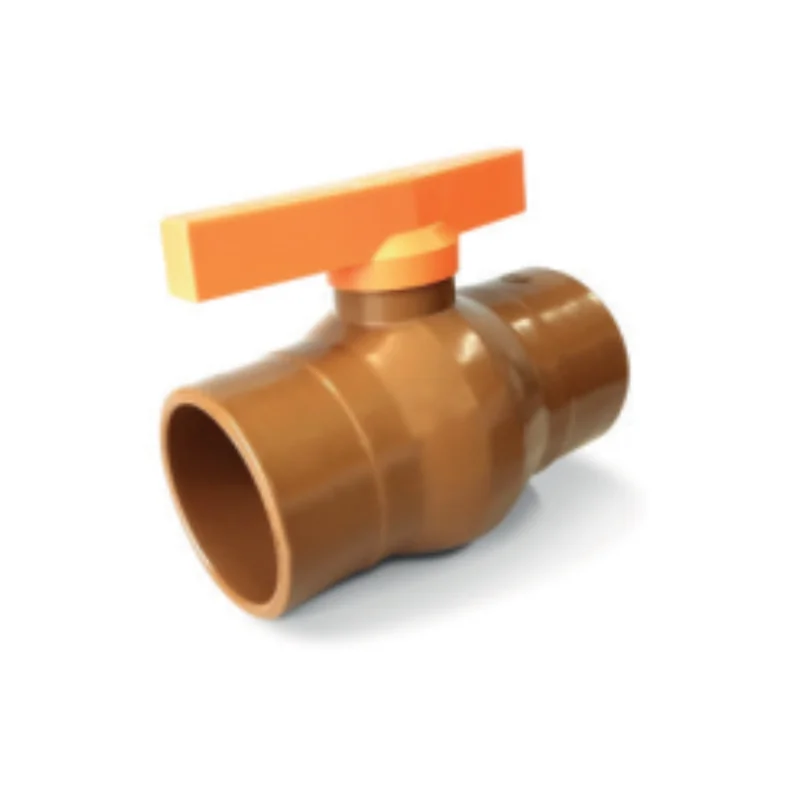 REGISTRO ESFERA PVC SOLDAVEL 32MM MARROM